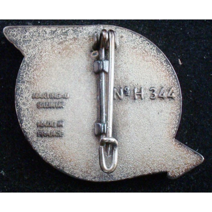 Insigne de l' Ecole d'Application du Train Martineau Saumur H. 344