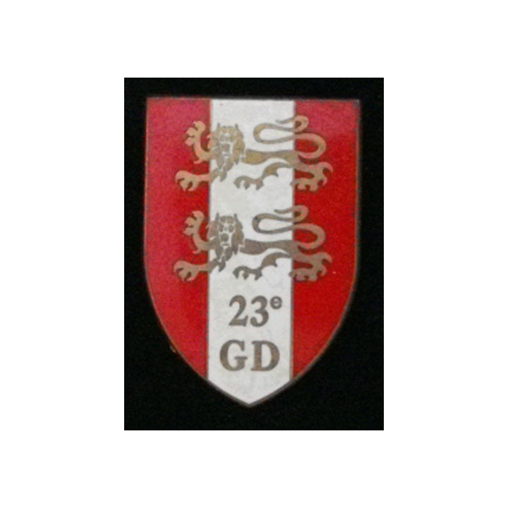 23° GD : 23° GROUPEMENT DIVISIONNAIRE insigne