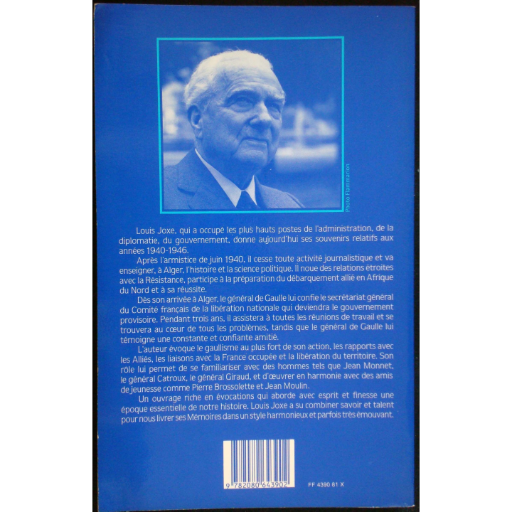 Victoires sur la nuit, 1940 - 1946 écrit par Louis Joxe Flammarion