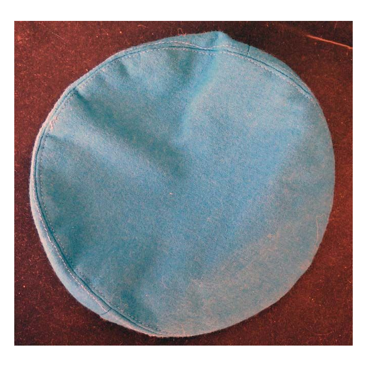 Béret ONU des années 1950 en trois parties de taille 57