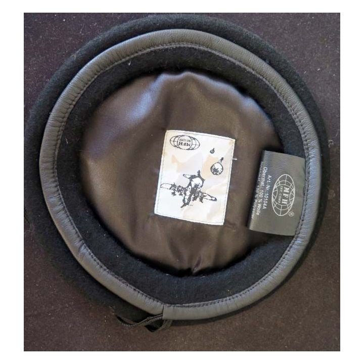 Béret type Parachutiste commando MFH de couleur noire