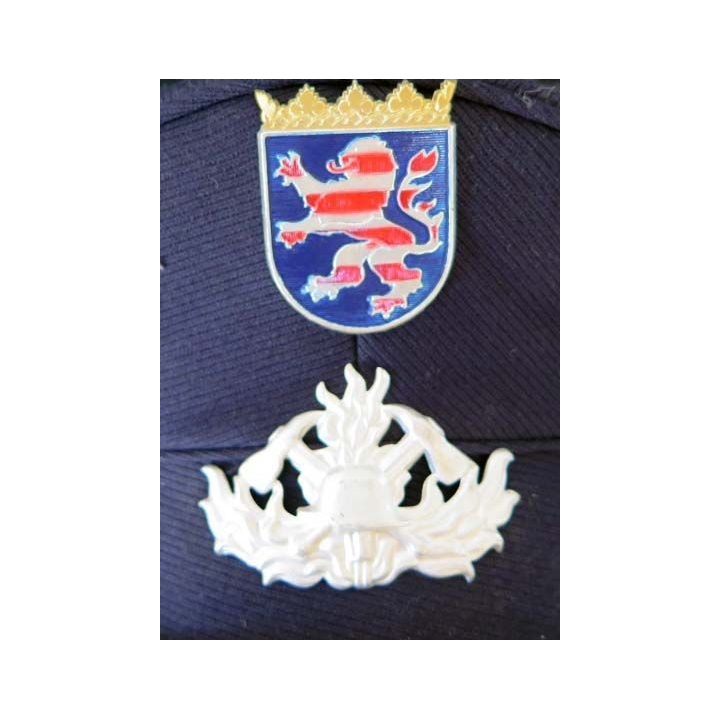 Casquette de pompier allemand de la Hesse