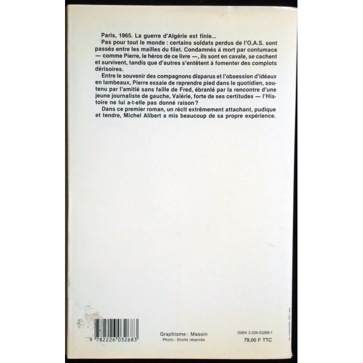 Ballade pour un soldat perdu par M. Alibert Editions Albin Michel