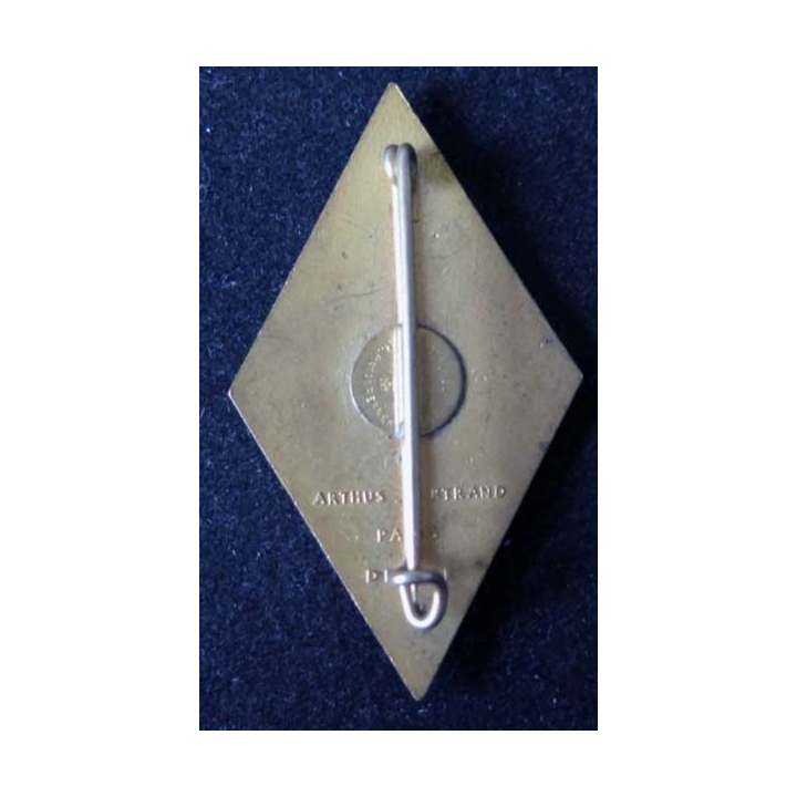 80° régiment d'infanterie Alpine fabrication ABPD en émail chamois