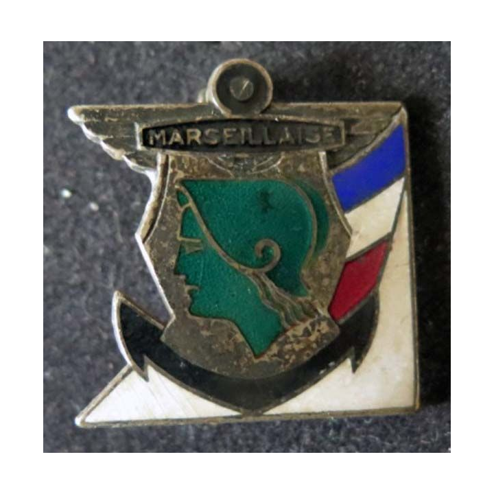 Croiseur La Marseillaise 1937 de fabrication ABPD en émail