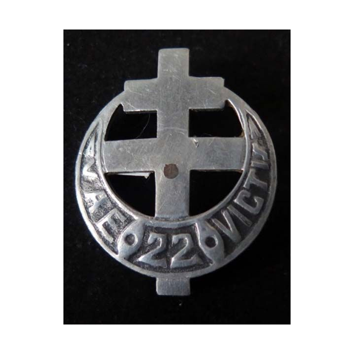 22° bataillon de marche nord africain Vae Victis 40 mm en aluminium