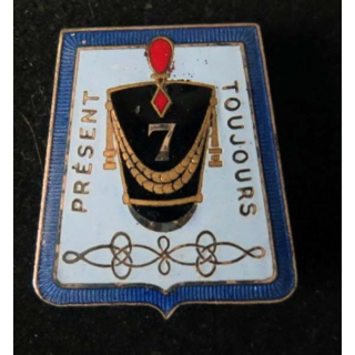 7° régiment de Hussards 7 argenté de fabrication Drago Paris G. 1363