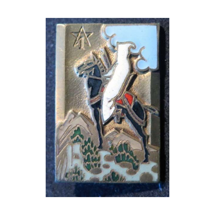 1° régiment de spahis marocains Drago Béranger ciel bleu clair