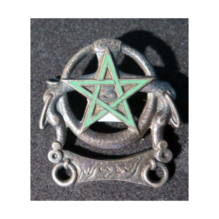 3° régiment de spahis marocains de fabrication Drago Béranger en émail