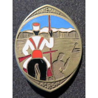 4° régiment de spahis marocains de fabrication Drago Béranger en émail
