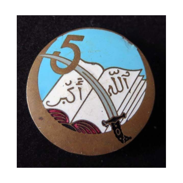 5° régiment de tirailleurs algériens 36 mm de fabrication Chobillon