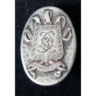 3° régiment de hussards matricé argenté 24 mm
