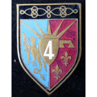 4° régiment de hussards fabrication Cartier en émail