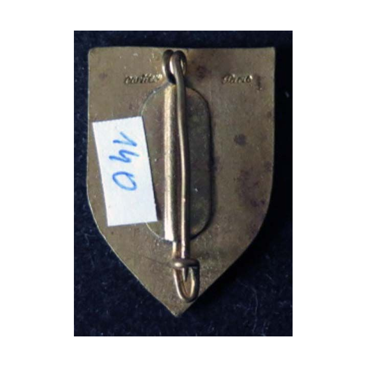 4° régiment de hussards fabrication Cartier en émail