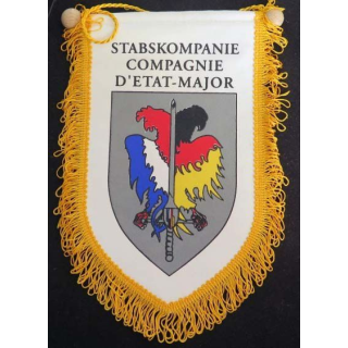 fanion de la compagnie d'état major Stabskompanie en tissu imprimé