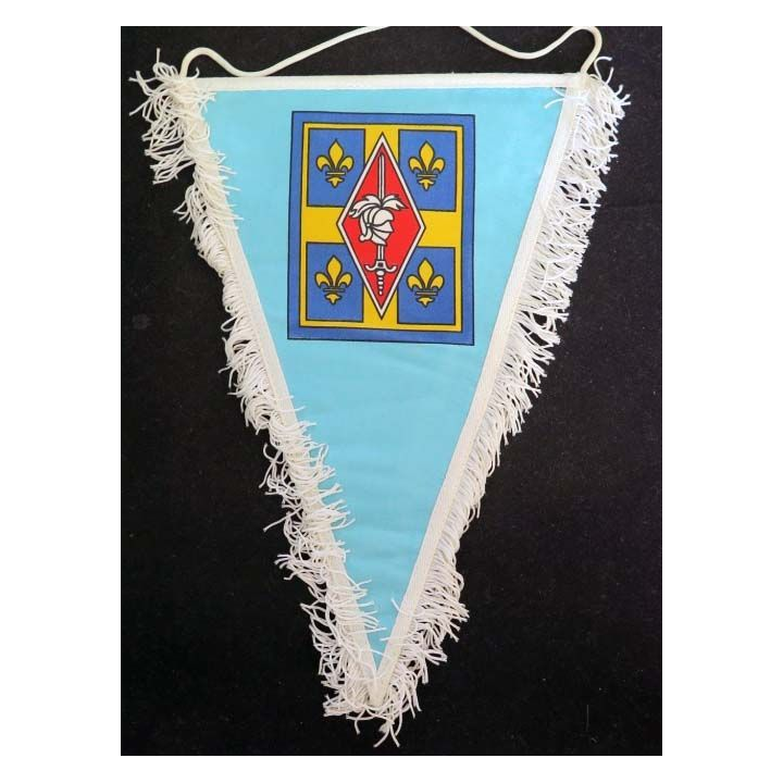 fanion du 8° régiment du matériel en tissu imprimé
