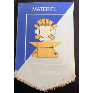 fanion de l'établissement régional du matériel de Sarrebourg en tissu