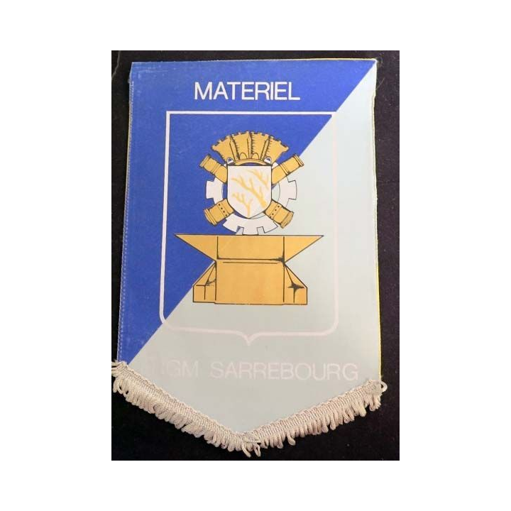 fanion de l'établissement régional du matériel de Sarrebourg en tissu
