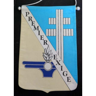fanion du 1° régiment du matériel en tissu imprimé