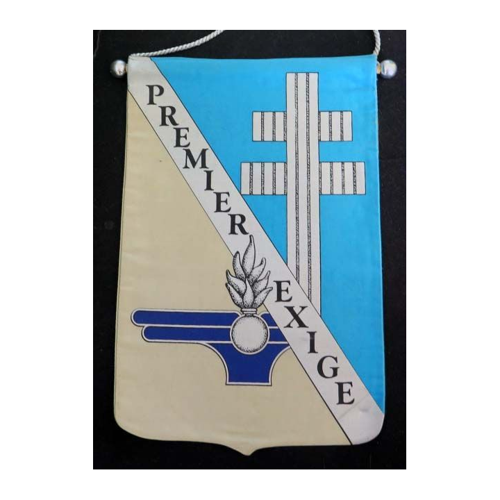 fanion du 1° régiment du matériel en tissu imprimé