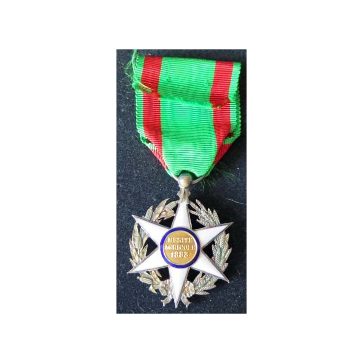 Médaille du mérite agricole 1883 en émail et en argent