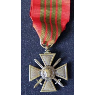 Croix de guerre militaire 1939-1945 en bronze