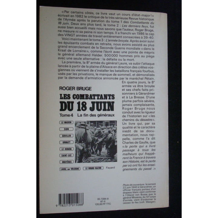 Les combattants du 18 Juin. Tome 3, l'arme broyée