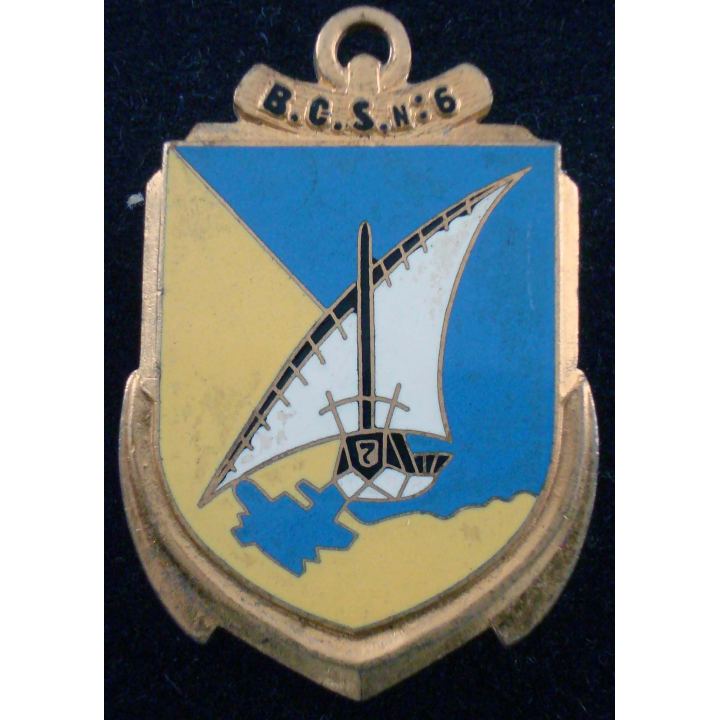 Insigne du 6° BCS de fabrication ANDOR bataillon commandement services