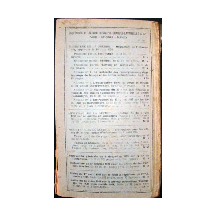 Règlement de service dans l'Armée. 3e Partie. Ministère de la Guerre