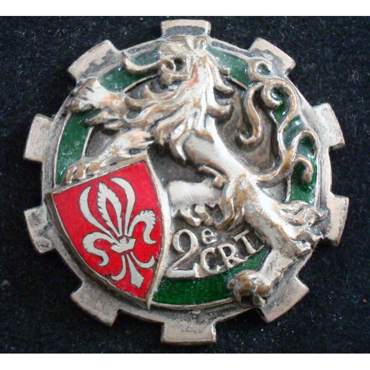 Insigne de la 2° compagnie régionale du train Arthus Bertrand 2° CRT