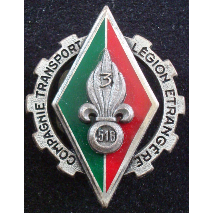 Insigne tradition du 3° escadron du 516° régiment du train 3-516° CTLE