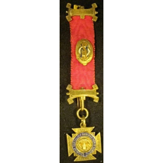 MÉDAILLE MAÇONNIQUE ANGLAISE MINIATURE RAOB 1925