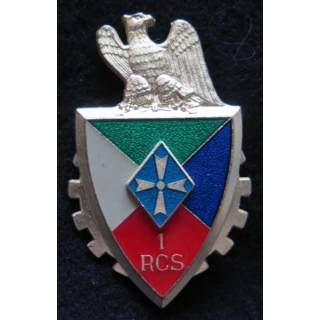 1° RCS régiment de commandement et de soutien DELSART G.2606, argenté.