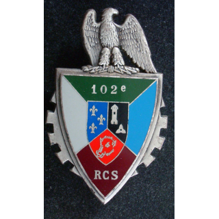 102° RCS Régiment de Commandement et de Soutien DELSART G.2980 plat