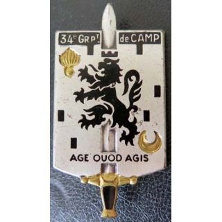 34° GRTP 34° Groupement de Camp DRAGO PARIS G 2721