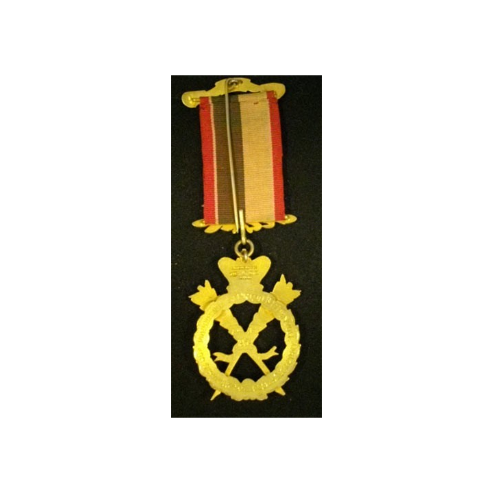 MÉDAILLE MAÇONNIQUE ANGLAISE SECRÉTAIRE RAOB 1934