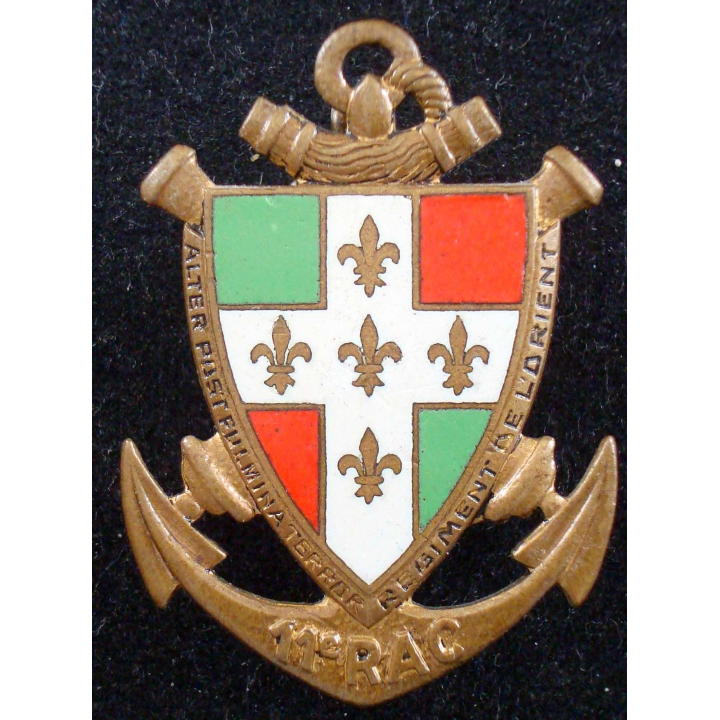 11° RAC 11° Régiment d'Artillerie coloniale DRAGO ROMAINVILLE G 820