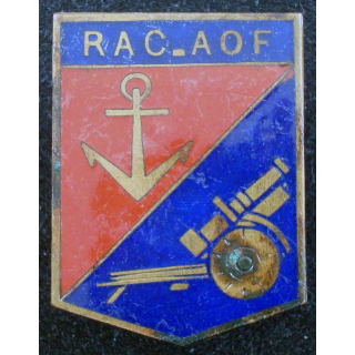 1° RAC 1° Régiment d'Artillerie coloniale AOF