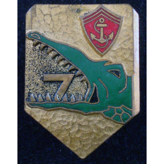 7° RAC 7° Régiment d'Artillerie coloniale OFSI en émail H 191