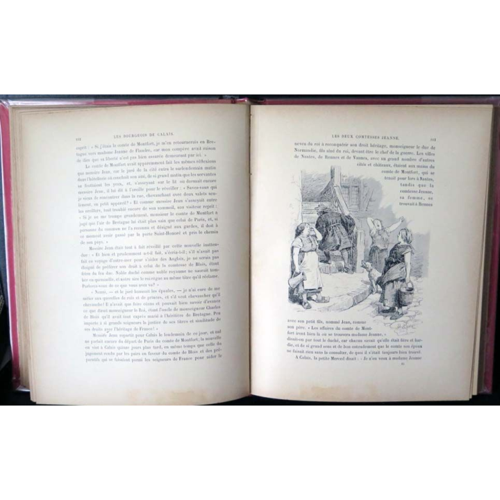 Vieux livres les bourgeois de Calais par Mme De Witt née Guizot 1890