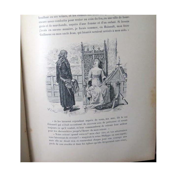 Vieux livres les bourgeois de Calais par Mme De Witt née Guizot 1890