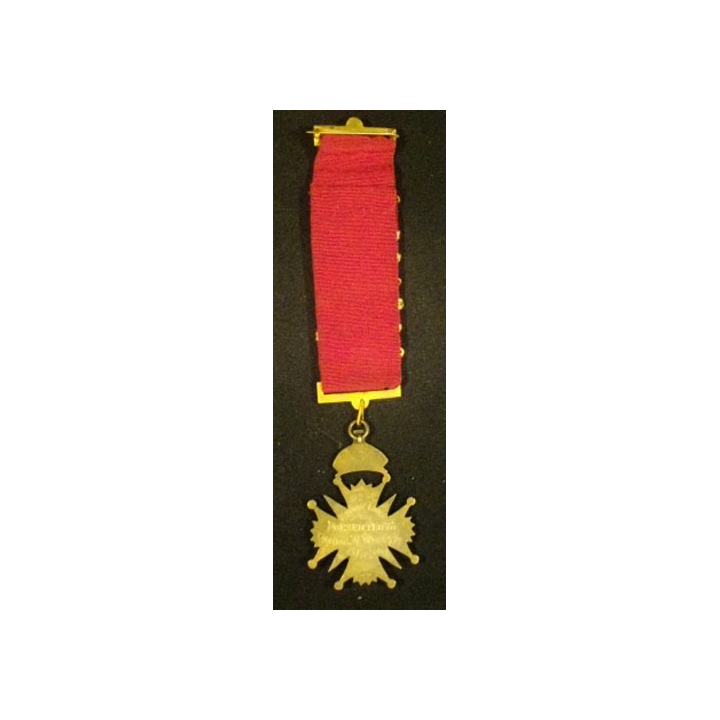 MÉDAILLE MAÇONNIQUE ANGLAISE 1920