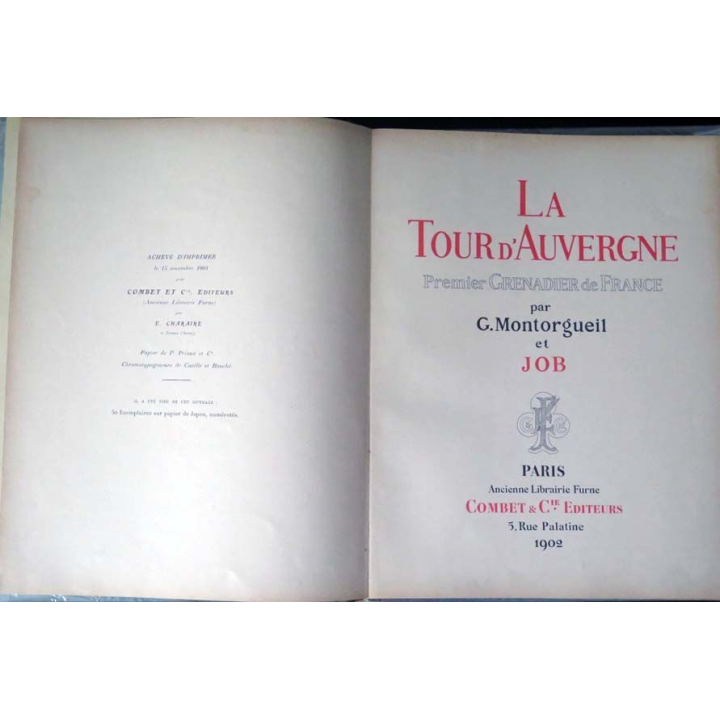 La tour d'Auvergne Premier grenadier de France par Job Montorgueil 1902