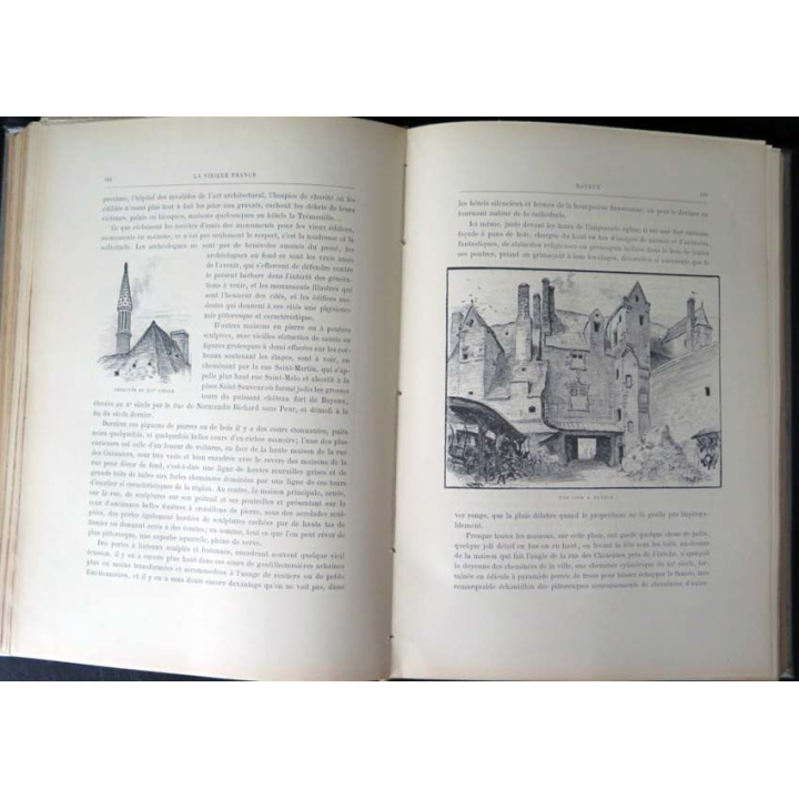 Vieux livres : La vieille France Normandie par A. Robida