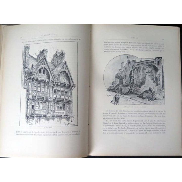 Vieux livres : La vieille France Normandie par A. Robida