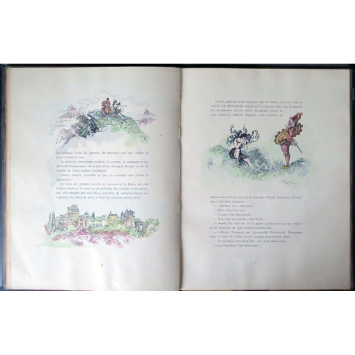Vieux Livre le secret de Polichinelle par Paul Arène et A. Robida 1897