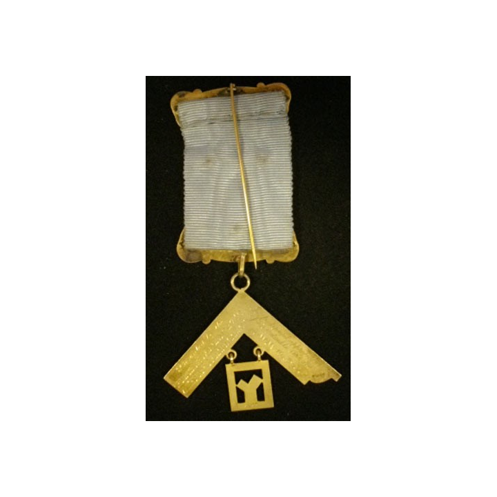 MÉDAILLE MAÇONNIQUE ANGLAISE VÉNÉRABLE MAÎTRE 1943