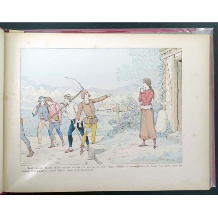 Vieux Livre Jeanne d'Arc par Théodore Cahu et Paul De Sémant