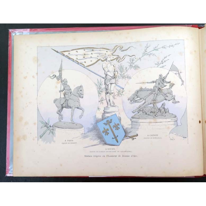 Vieux Livre Jeanne d'Arc par Théodore Cahu et Paul De Sémant