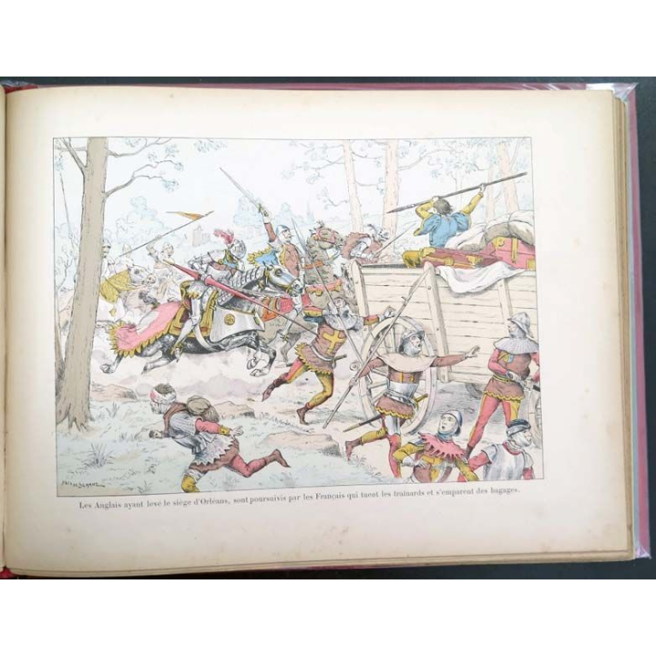 Vieux Livre Jeanne d'Arc par Théodore Cahu et Paul De Sémant